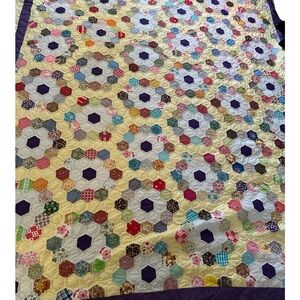 Beautiful Grandmothers Garden Patchwork Quilt - Multicolor 105”X 85” Queen